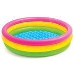 Intex 57412 114 CM Renkli 3 Bölme Taban Şişme Havuz