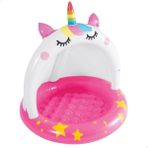 Intex 58438 Boynuzlu Kedi Şekilli Şişme Taban Çocuk Havuzu 102CM - Kız Çocuk