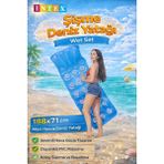 Intex 59892 Wet Set Şişme Deniz Yatağı 188X71 Cm Mavi Havuz Deniz Yatağı Dayanıklı Pvc Yetişkin Şişme Yatak