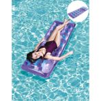 intex Bardaklı Yastıklı Deniz Yatağı - Yastıklı Havuz Yatağı - Yastıklı Şişme Yatak - Şişme Yatak 188X71 Cm. - Mor
