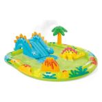 Intex Dino Şekilli Oyun Havuzu 191x152 cm Renkli Dinozor Temalı Eğlenceli Su Oyun Alanı 57166
