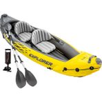 intex Explorer K2 Şişme Kano: 2 Kişilik, Kürek ve Hava Pompası Dahil