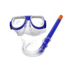 İntex Kart. Oval Gozluklu Kc.Snorkel Set - Mavi