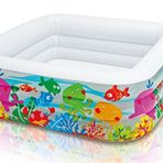 Intex Kinderpool Clearview Akvaryum Pool, çok renkli, 159 x 159 x 50 cm