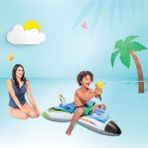intex Renkli Su Tabancalı Şişme Su Uçağı 117*117 cm Eğlenceli Oyun Alanı 57536