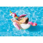 Intex Renkli Unicorn Binici Şişme Bot, Havuz ve Deniz için Eğlenceli, 201x140x97 cm - 0 - 3 Yaş - Açık Gri