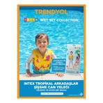 Intex Şişme Can Yeleği - Ayarlanabilir Klipsli, Desenli Bebek ve Çocuk Yüzme Yardımcısı