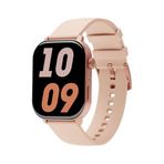 Inteya Hiwatch Talk 2 Amoled Ekran Silikon Kayışlı Akıllı Saat Pembe (Bordo Kayış Hediyeli)