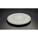 Intiale Arras Porselen Makarna Tabağı 27CM Altın Yaldız - Beyaz