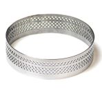 İntime - Paslanmaz Delikli Tart Kalıbı Çap: 24 cm Yükseklik 2 cm