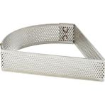İntime - Paslanmaz Delikli Tart Kalıbı Üçgen - 8 cm - Yükseklik 2 cm