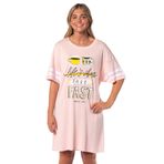 INTIMO Gilmore Girls Kadın Luke's Diner Life's Short Talk Fast Gecelik Pijama Gömlek Elbise Yetişkinler İçin, Gilmore Girls Hayat Kısa, 3XL
