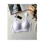 İntive Lingerie Carla Beyaz Balensiz Dikişsiz Push-up Invisible Ice-Silk (Görünmez) Sütyen - İthal Bra Beyaz L