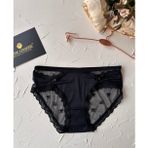İntive lingerie-innocent&attractive Arya Japon Style Arkası Tül Cut-Out Dantel Detaylı Cheeky Külot/Slip-2853