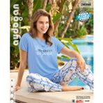 İntive lingerie-innocent&attractive Aydoğan -You are stronger than you think- Yazılı Viskos Yazlık Pijama Takımı-240046