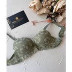İntive lingerie-innocent&attractive Jasmine Askıları Parlak Taşlı Hafif Destekli Dantelli Soft Cup İthal Sütyen (B-C Cup)