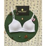 İntive lingerie-innocent&attractive Koza %95 Pamuklu Balensiz İnce Askılı Genç Kız Tekli Alıştırtırma Küçük Beden Sütyen