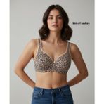 Intive Lingerie Intive Comfort Pamuklu Leopar/çiçek Desen Toparlayıcı Kalın Askılı Kopçalı Sütyen (85-95)