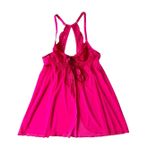 İntive Lingerie Kadın Pembe Balenli Dantelli Gecelik/Babydoll Pembe S