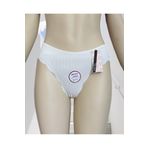İntive Lingerie Mikro Lazer Kaşkorse Fitilli Kumaş Normal Bel Dikişsiz Slip/Külot Ekru S
