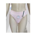 İntive Lingerie Mikro Lazer Kaşkorse Fitilli Kumaş Normal Bel Dikişsiz Slip/Külot Pembe L
