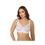 İntive Lingerie NBB Dantelli D Cup Toparlayıcı Balenli Kalın Askılı Mücize Sütyen -377 Beyaz 80D