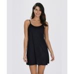 Intive Lingerie Nbb Diz Üstü Sade Ince Askılı Kombinezon/gecelik/astar (Ten, Siyah, BEYAZ)-3851 - XL