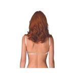 İntive Lingerie NBB Sırt Dekolte Kıyafetler İçin Sırtı Şeffaf Yarı Destekli Straplez Sütyen -3586 Beyaz 85B