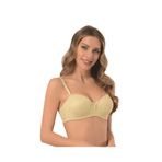 İntive Lingerie Nbb Straplez Kesim Desteksiz Balenli Sütyen (TEN, SİYAH, BEYAZ, PUDRA) Ten Rengi 90B
