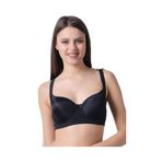 İntive Lingerie NBB Toparlayıcı Şekillendirici Balenli Basic Sütyen (B-C-D cup) -3613 Siyah 90B