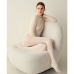 İntive Lingerie Penti 40 Den Micro Mat Ağlı Burunlu Box Body Opak Vanilya Külotlu Çorap