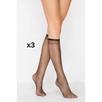 Intive Lingerie Penti Yok Gibi 5 Den Görünmez Parlak Pantolon Çorabı X3 - Standart - Siyah