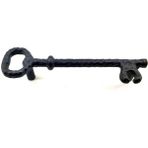 İntora Antika Tarz Dekoratif Pirinç Anahtar Şeklinde Kapı Çekme Kolu, Mobilya, Sandık, Kutu Kulbu - 128MM,