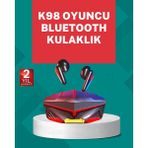 İntora LED Işıklı Kablosuz Kulaklık Ergonomik Tasarım - Ahşap