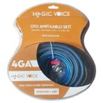 İntora Magicvoice MV-6189 4ga Oto Amfi - Anfi Kablo Seti 120A Sigorta Dahil - Seçenek