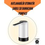 İntora Şarjlı Su Pompası 8000MAH | Cam Damacana Uyumlu | Tek Tuşla | USB Şarjlı Otomatik Dolum - Ebatlar