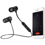 İntora Sports Mıknatıslı Siyah Bluetooth Kulaklık Kablolu Uzun Pil Ömrü - Ahşap