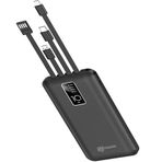 Intouch IN-0003CL 10.000 mAh Şarj Göstergeli Dahili Çoklu Kablolu Powerbank