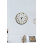 INURA GLOBAL Zentime Retro Modern Roma Rakamlı 40 Cm Metal Duvar Saati