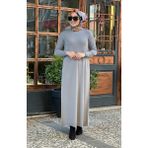 İNVEE Triko Elbise 6931 Gri