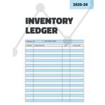 Inventory Ledger Log Book: 365 pages, 8.5 x 11 inches for Home-Based Small Business, Small Office, and Personal Use