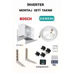 İnverter 9000 Btu-12000 Btu Klima 3 Metre Boru 50 Cm Ayak Titreşim Takozu