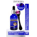 INVIGRA Sarı Su Serum Saç Ve Sakal Çıkarıcı Serum Dermaroller