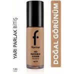 Invisible Cover Hd Hafif Yapılı & Yarı Parlak Bitişli SPF30 Fondöten
