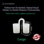 İnvoker Burun Içi Silikon Aparatı Antihorlama Nefes Açan Nostril Nazal Dilatör Steril Taşıma Kutulu - Large