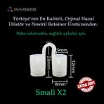 İnvoker Burun Içi Silikon Aparatı Antihorlama Nefes Açan Nostril Nazal Dilatör Steril Taşıma Kutulu - Small x 2