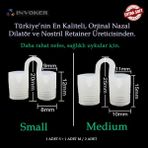 İnvoker Burun Içi Silikon Aparatı Antihorlama Nefes Açan Nostril Nazal Dilatör Steril Taşıma Kutulu - Small+Medium - LARGE
