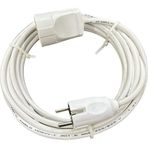 İnwatt 20 Metre 3X1,5 Mm Cca Ttr Tekli Beyaz Renk Topraklı Kauçuk Seyyar Elektrik Kablosu