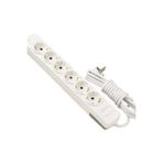 inwatt 20 Metre 6'lı Uzatma Kablosu, 3x2,5 mm, Topraklı Seyyar Kablo, Beyaz
