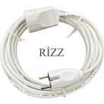 İNWATT 30 Metre Tekli Beyaz Renk 3x1,5 mm Cca Ttr Topraklı Kauçuk Seyyar Elektrik Kablosu - Çok Renkli